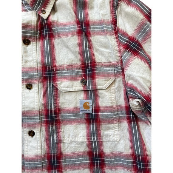 Carhartt Plaid Short Sleeve Button Down Shirt - Picture 2 of 7